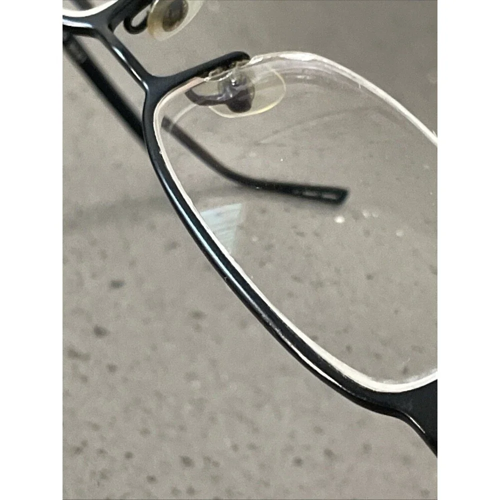 Levi Strauss Eyeglasses Frames ONLY LS108 52 18 135 BLK Half Rim Flex Black